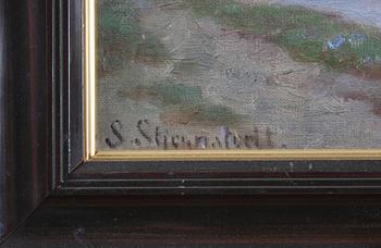 STJERNSTEDT, SOPHIE. Olja på duk, sign.