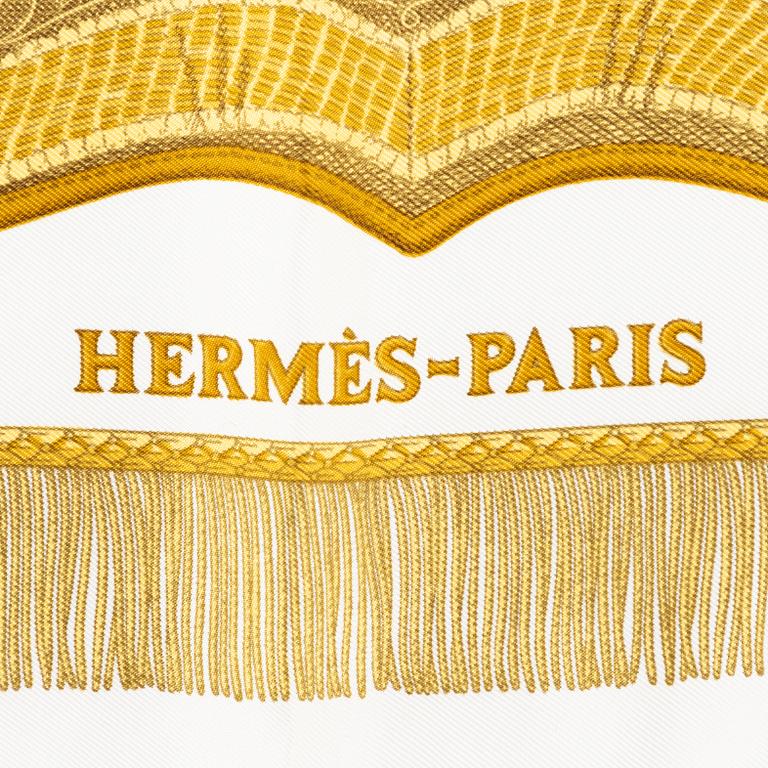 Hermès, a 'Poste et Cavalerie' twill silk scarf.
