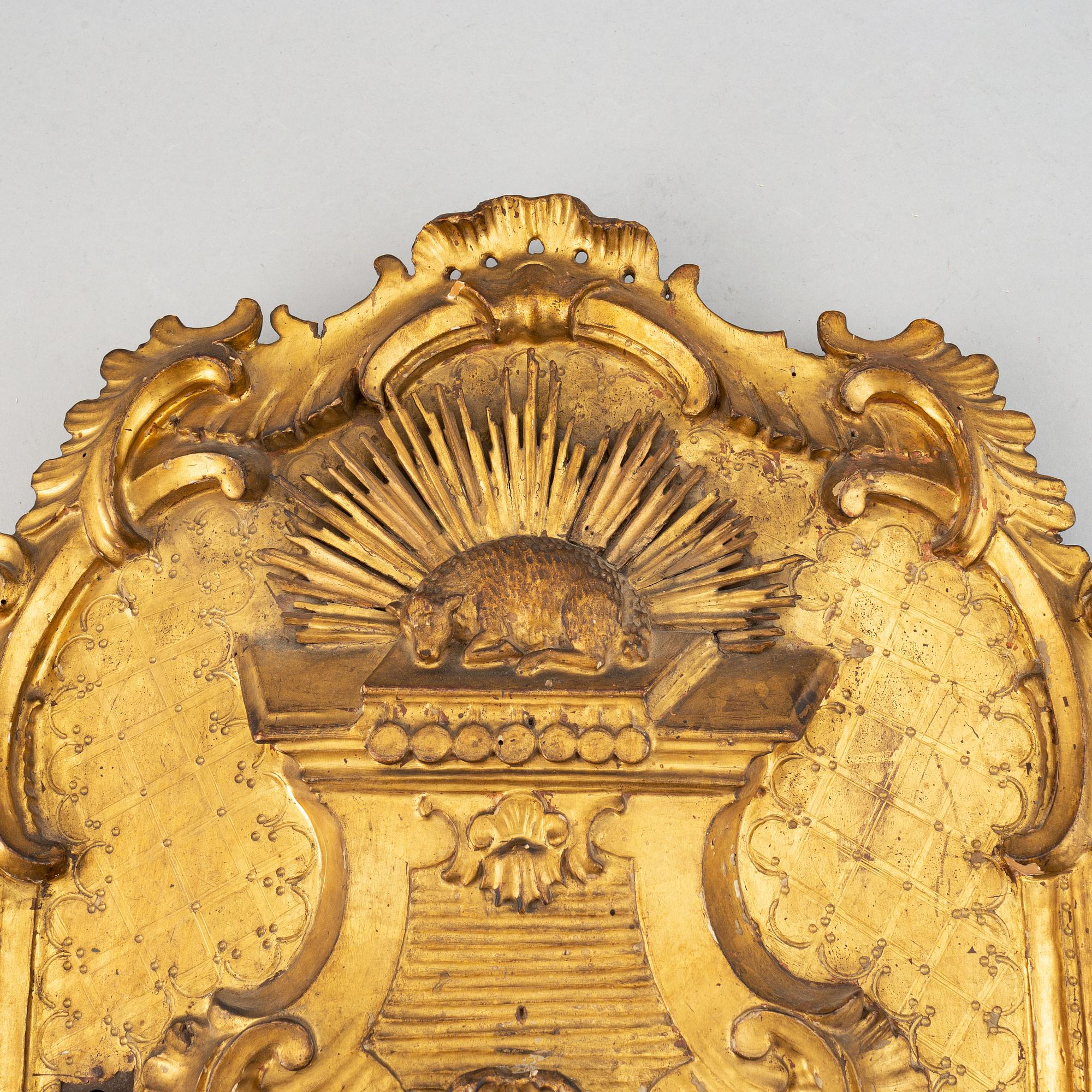 An 18th century  Rococo wall sconce for two candles.