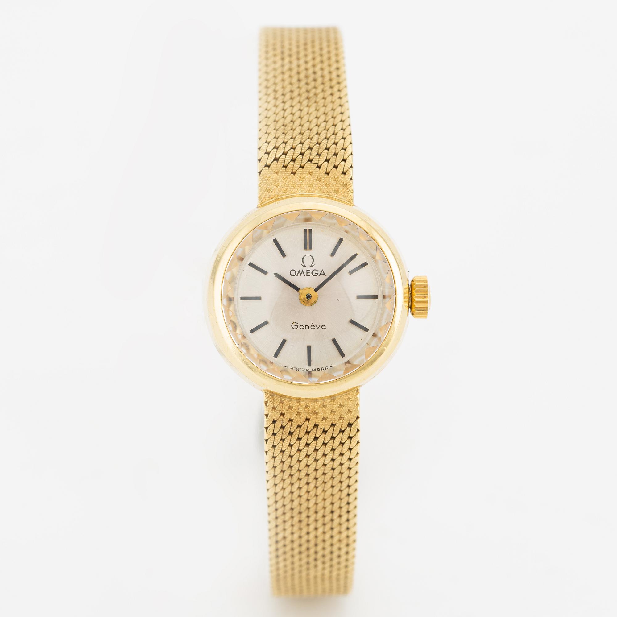 Omega, wristwatch, 19 mm.