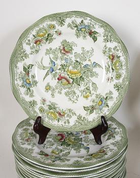 MATSERVISDELAR, 60 st, flintgods, "Asiatic Pheasant", Wedgwood.