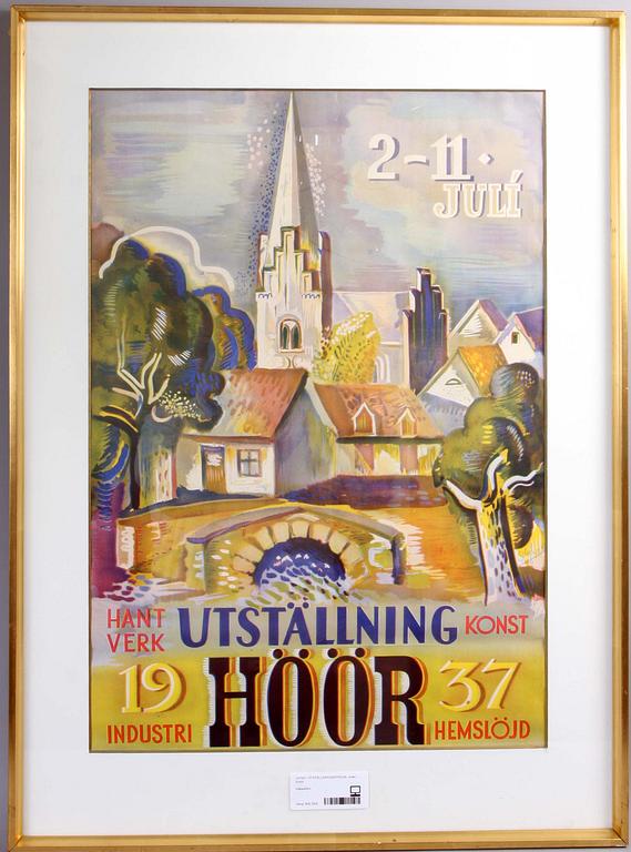 UTSTÄLLNINGSAFFISCH, Jules Schyl.