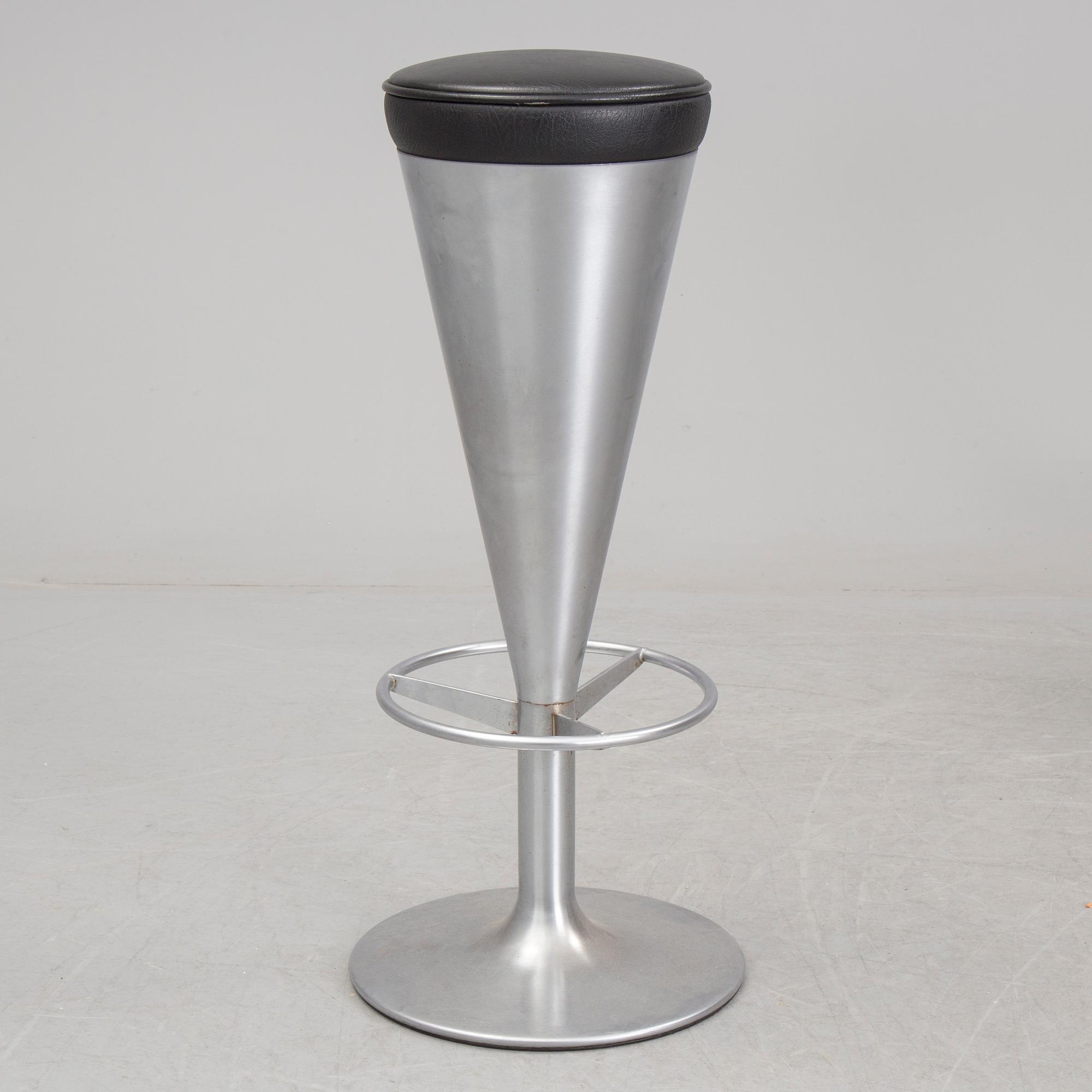 A set of seven 'Snaps' barstools by Johanson Design, Markaryd, Sweden, second half of the 20th century.