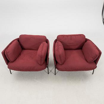 Luca Nichetto, a pair of "Cloud" armchairs for &tradition Denmark, 2020s.