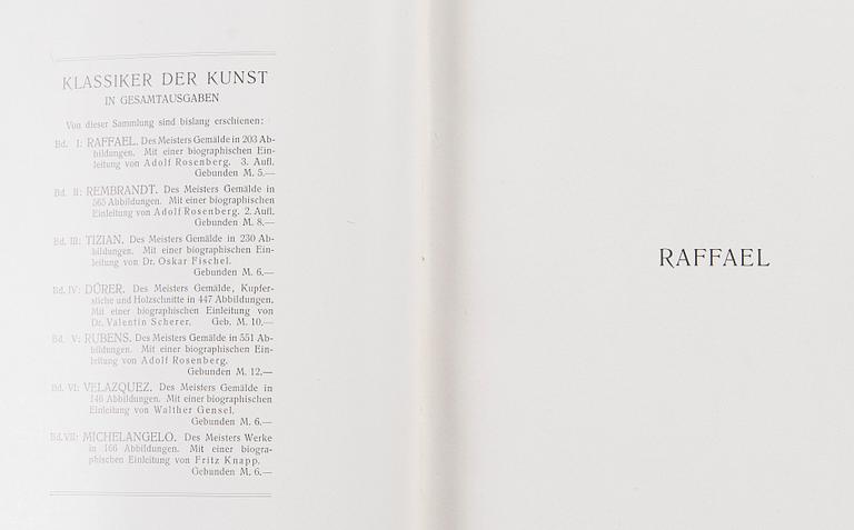 Santeri Salokivi, Vy från Munchen samt Konstnärens Konstböcker, 6 st.