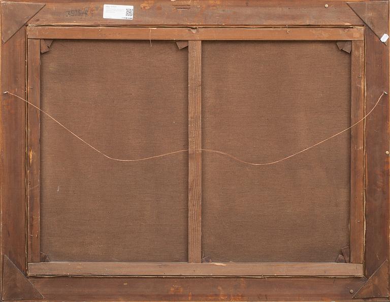 Okänd konstnär, olja på duk. Signerad F. MÜNSTERFELDT. 1800/1900-tal.