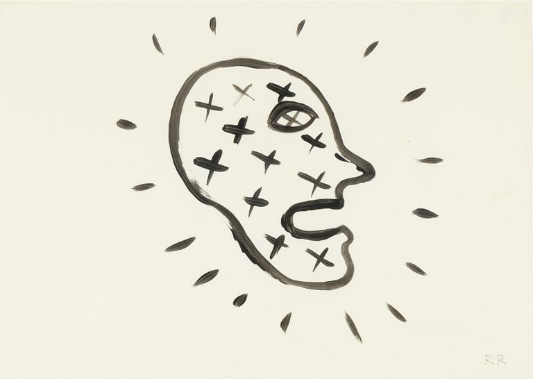 Roger Risberg, Ansikte med kryss.