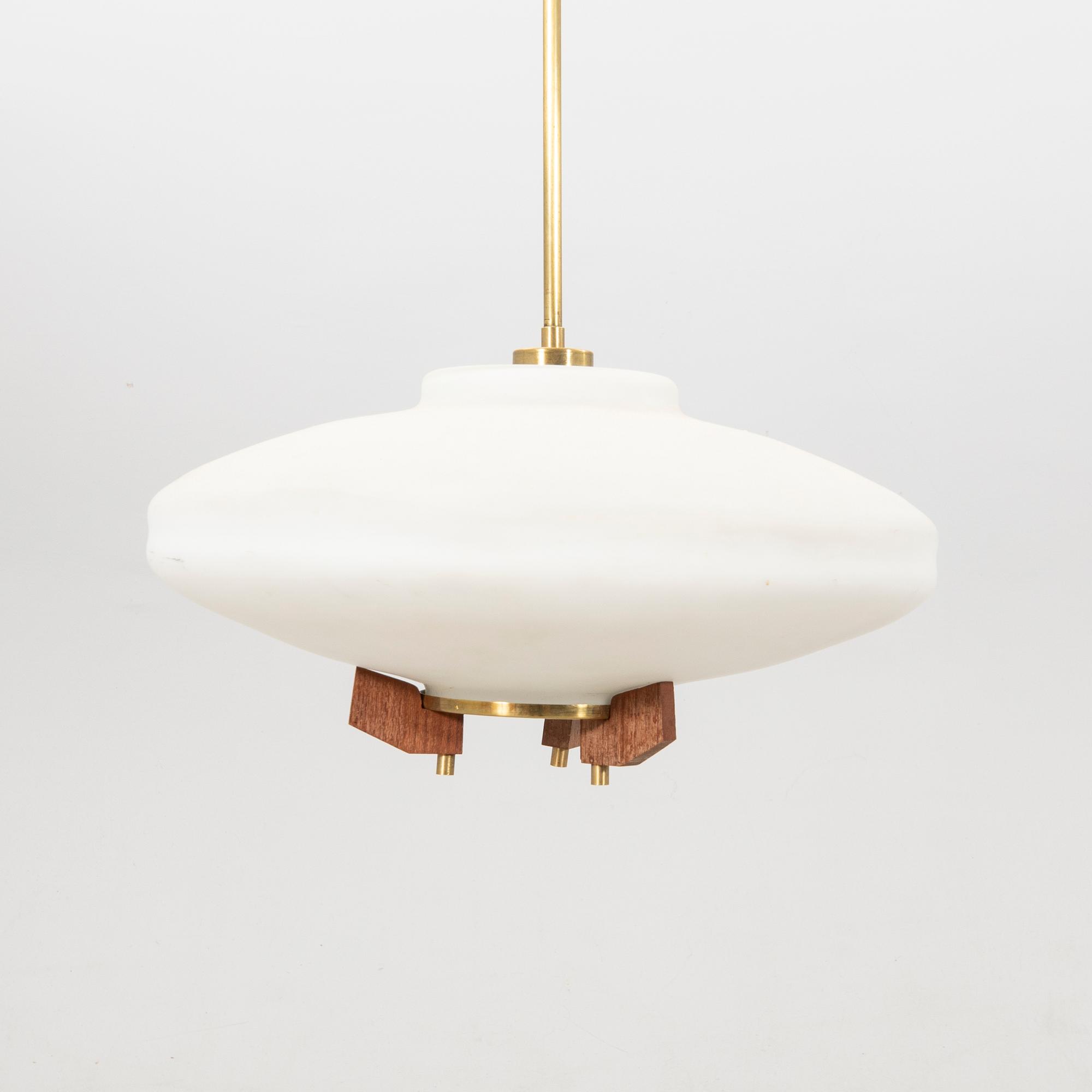 Ceiling lamp, mid-20th century.
