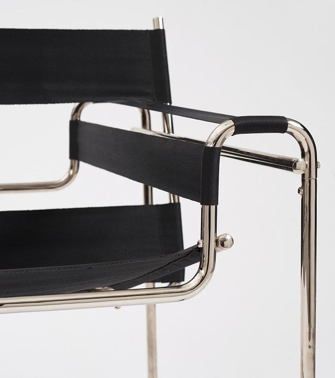 Marcel Breuer, a first edition "B3", easy chair, Standard Möbel, Germany ca 1926-1927.