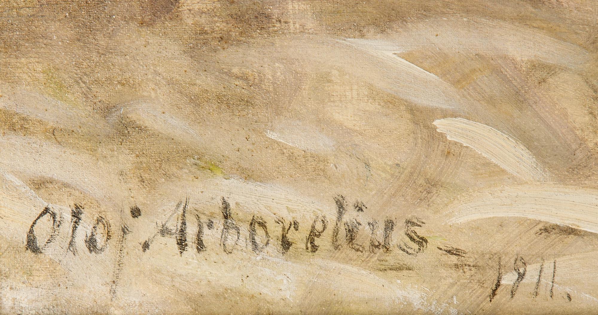 Olof Arborelius, olja på duk, signerad och daterad 1911.