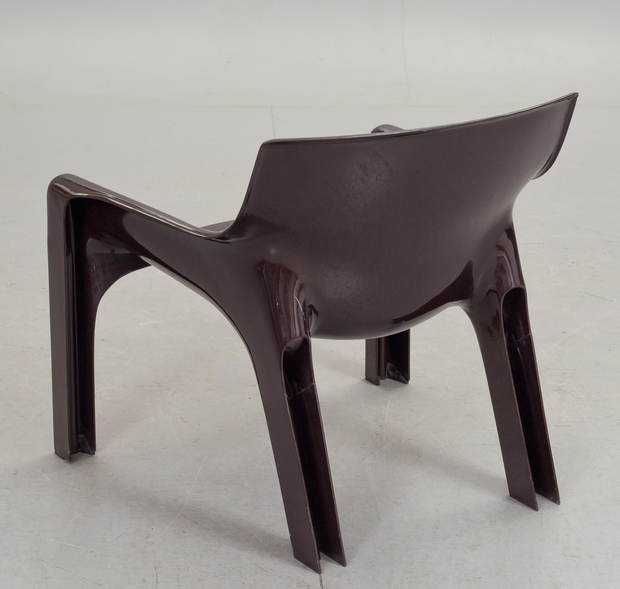 ARMLÄNSTOL, "Vicario"", design Vico Magistretti, Italien. 1900-talets andra hälft.