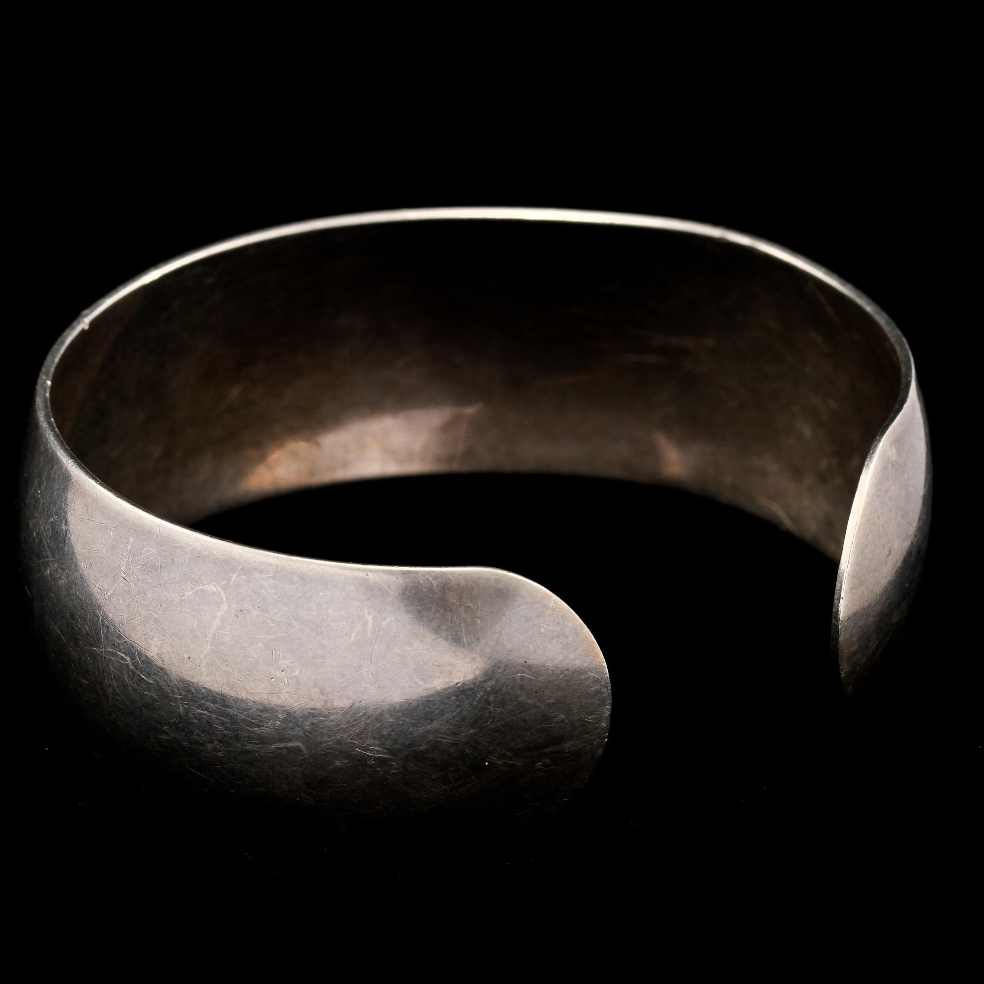 ARMLÄNK, sterlingsilver, S. Kirk & Son, Danmark, 1900-talets tredje kvartal. Vikt 29 g.