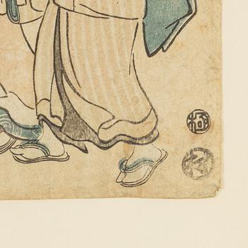 Kitagawa Utamaro, efter, färgträsnitt, Japan, 1800-tal.
