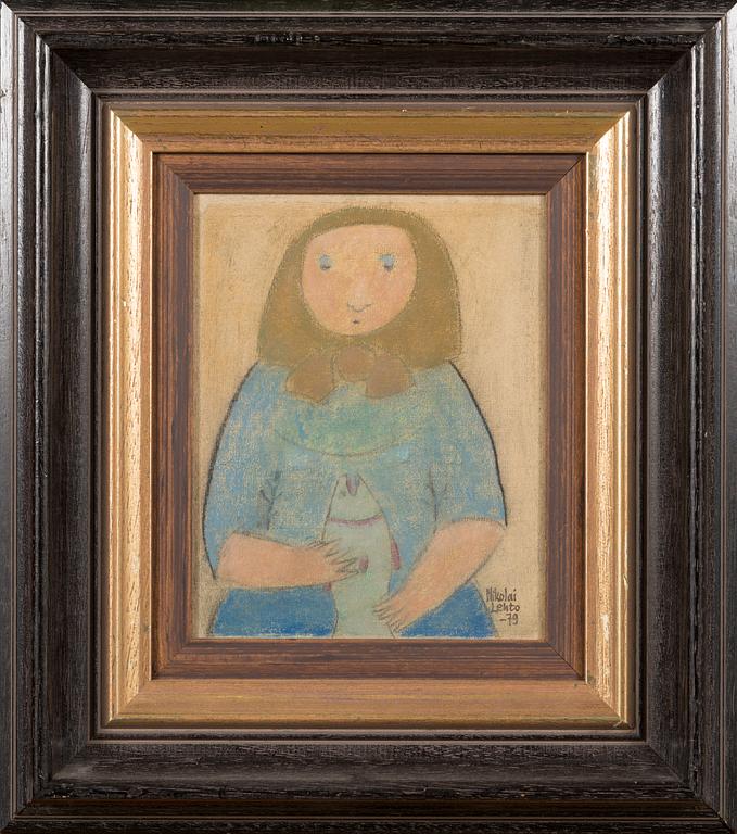 NIKOLAI LEHTO, pastell, signerad och daterad -79.