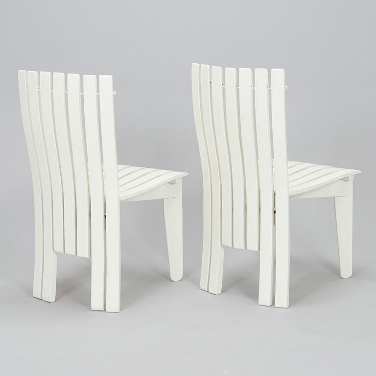 Alvar & Aino Aalto,  Trädgårdsmöblemang, 3 delar, "Aurinko-serien", Artek, 1950-tal och 1900-talets slut..