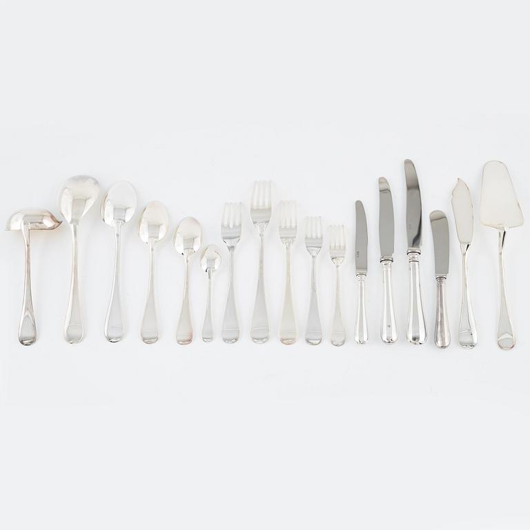 A Swedish Silver Cutlery, model "Svensk", GAB, including Eskilstuna 1999 (205 pieces).