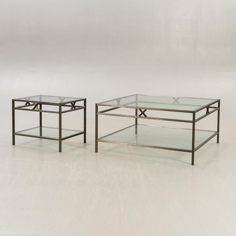 Englesson, Coffee table plus side table, 2000s.