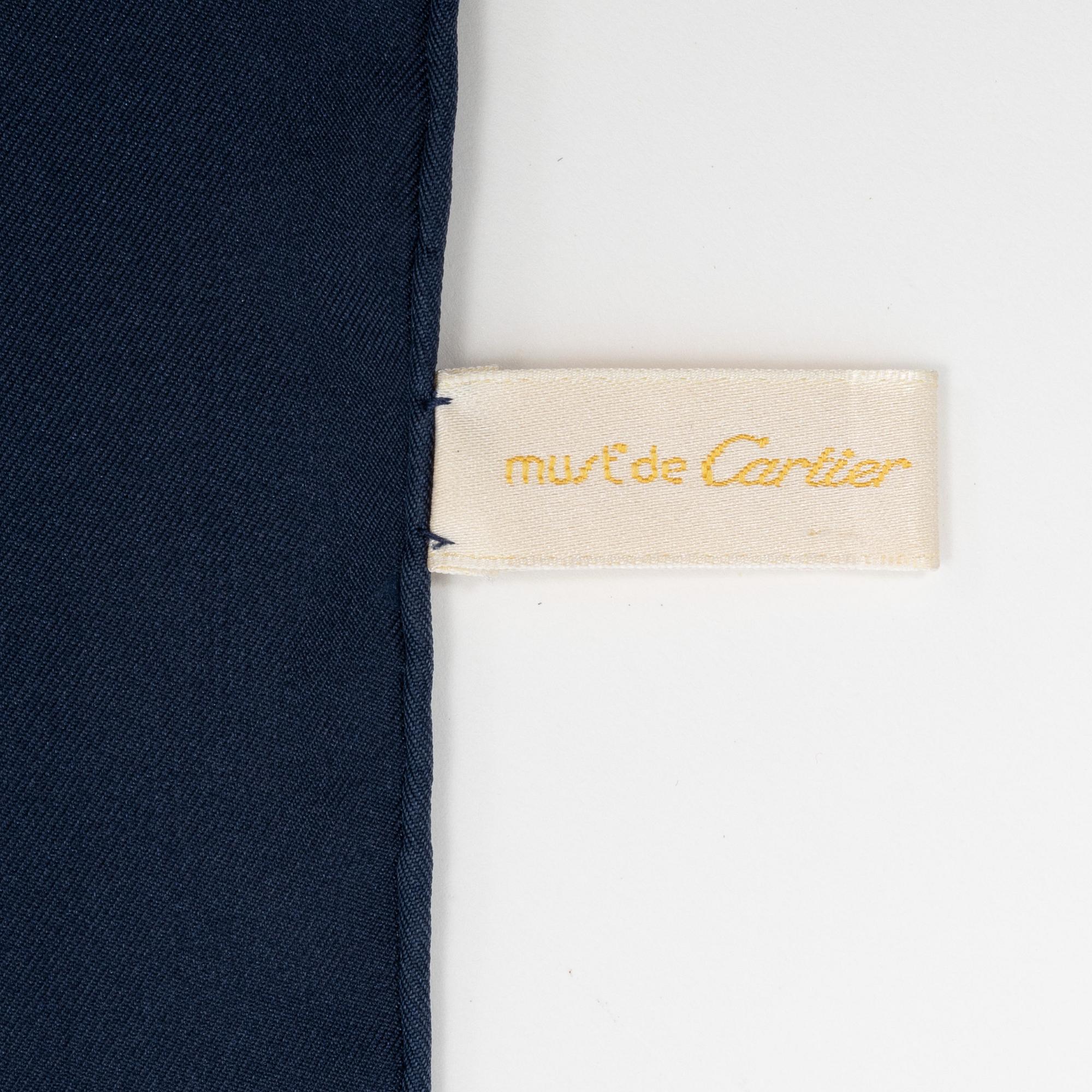 Cartier, a silk scarf.