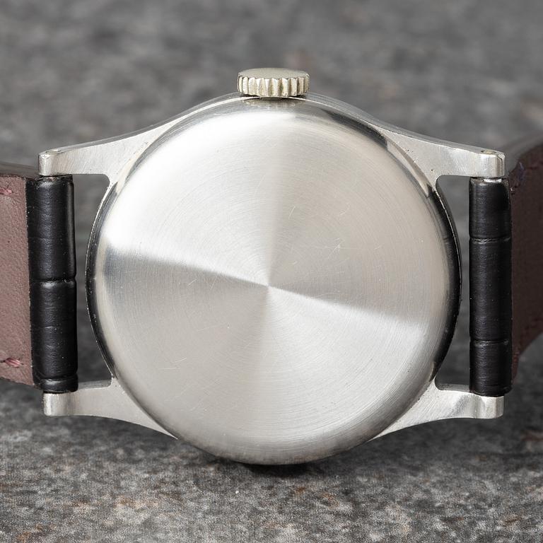 Patek Philippe, Calatrava, "Steel Borgel Case", ca 1940.