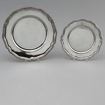 FAT, 2 st, silver, K. Andersson, Stockholm 1911/1920. Vikt ca 548 gram.