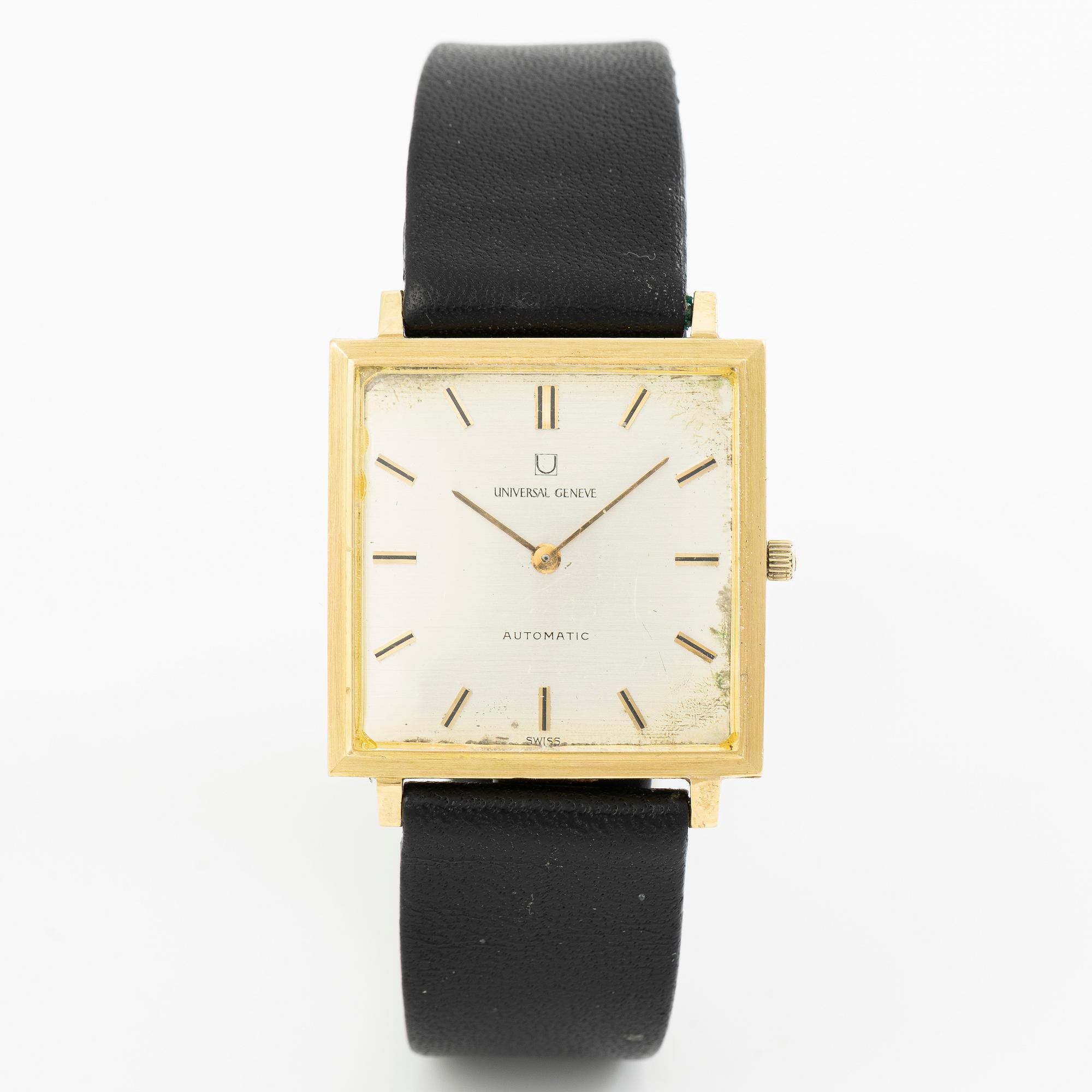 Universal Genève, wristwatch, 31 x 31 mm.
