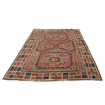 402. Märta Måås-Fjetterström, a carpet, 'Storkorset' ('Åhléns matta'), knotted pile, c. 380 x 310 cm, signed MMF.