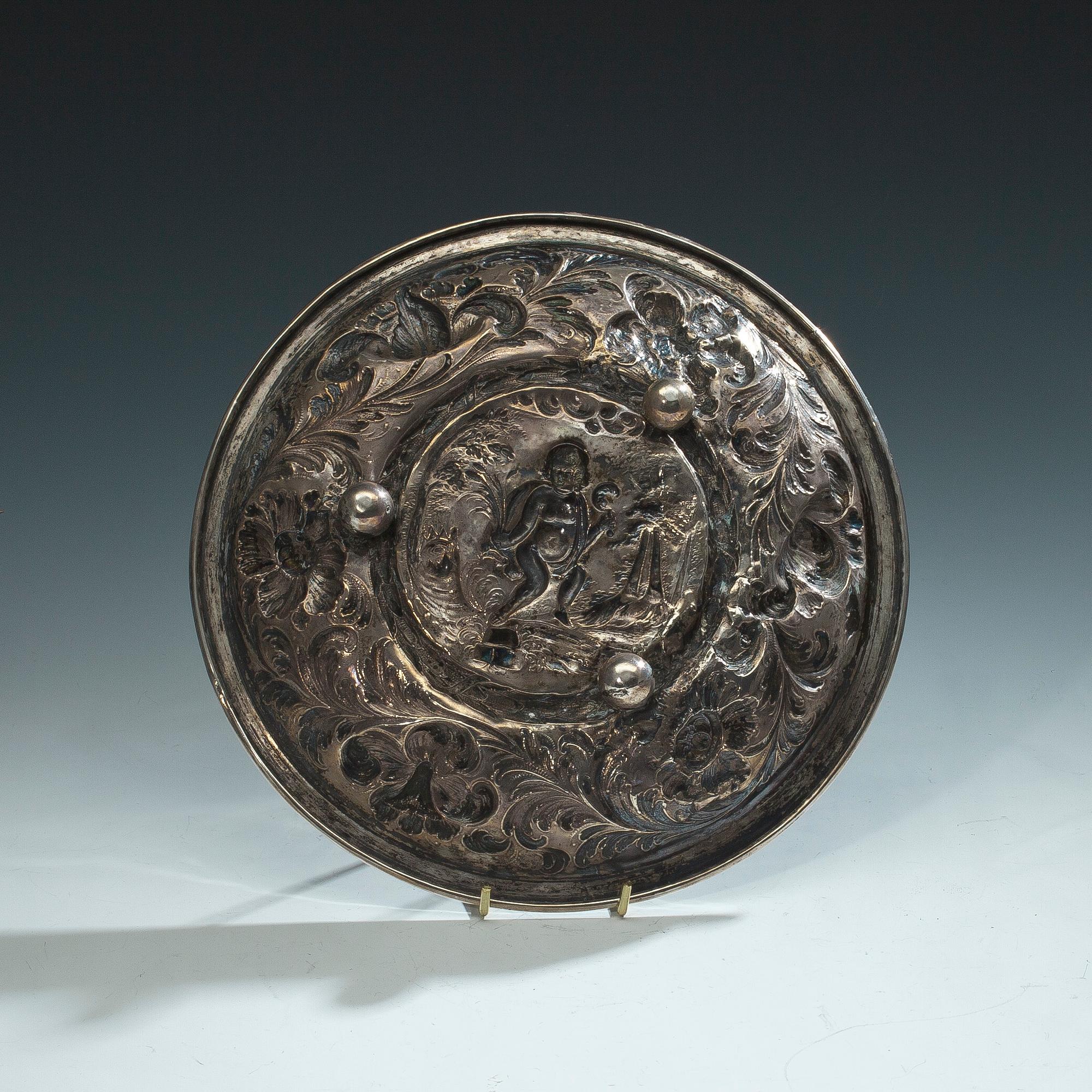 FAT, silver, barockstil, sannolikt 1900-tal. Ostämplat. Vikt 242 g.