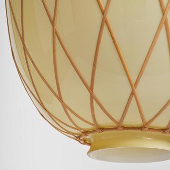 Harald Notini, a pair of ceiling lamps model 11555, Arvid Böhlmarks Lampfabrik, Stockholm, 1940s.