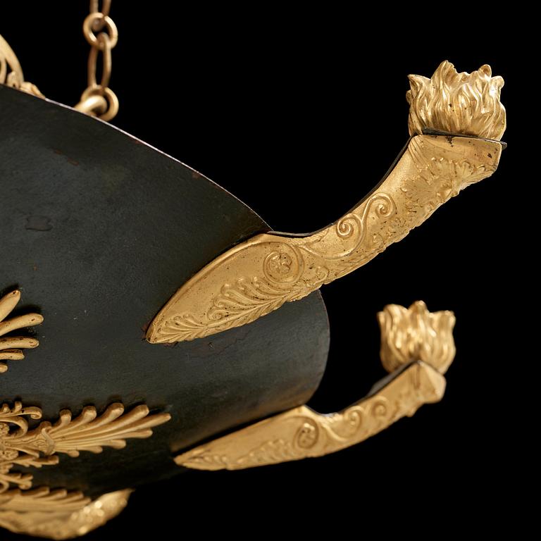 AMPEL, för åtta ljus, Empire, 1800-talets början.