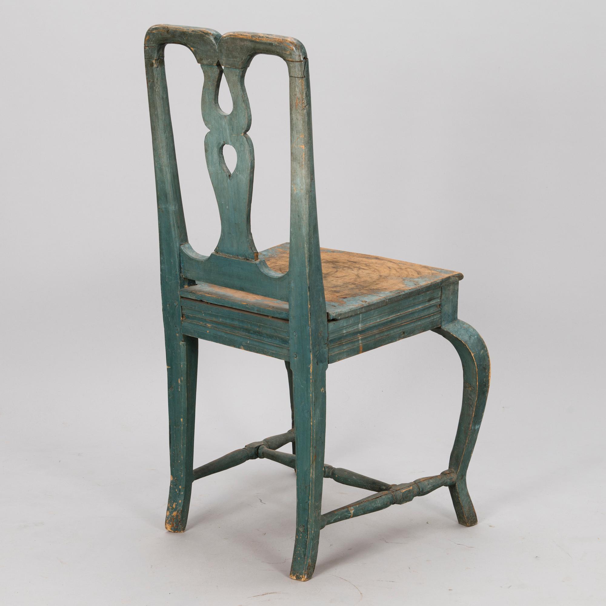 CHAIR, Rococo 18th century.