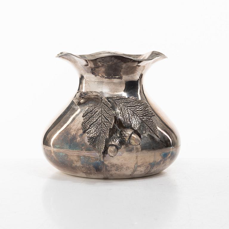 Vase, silver, 20th century.