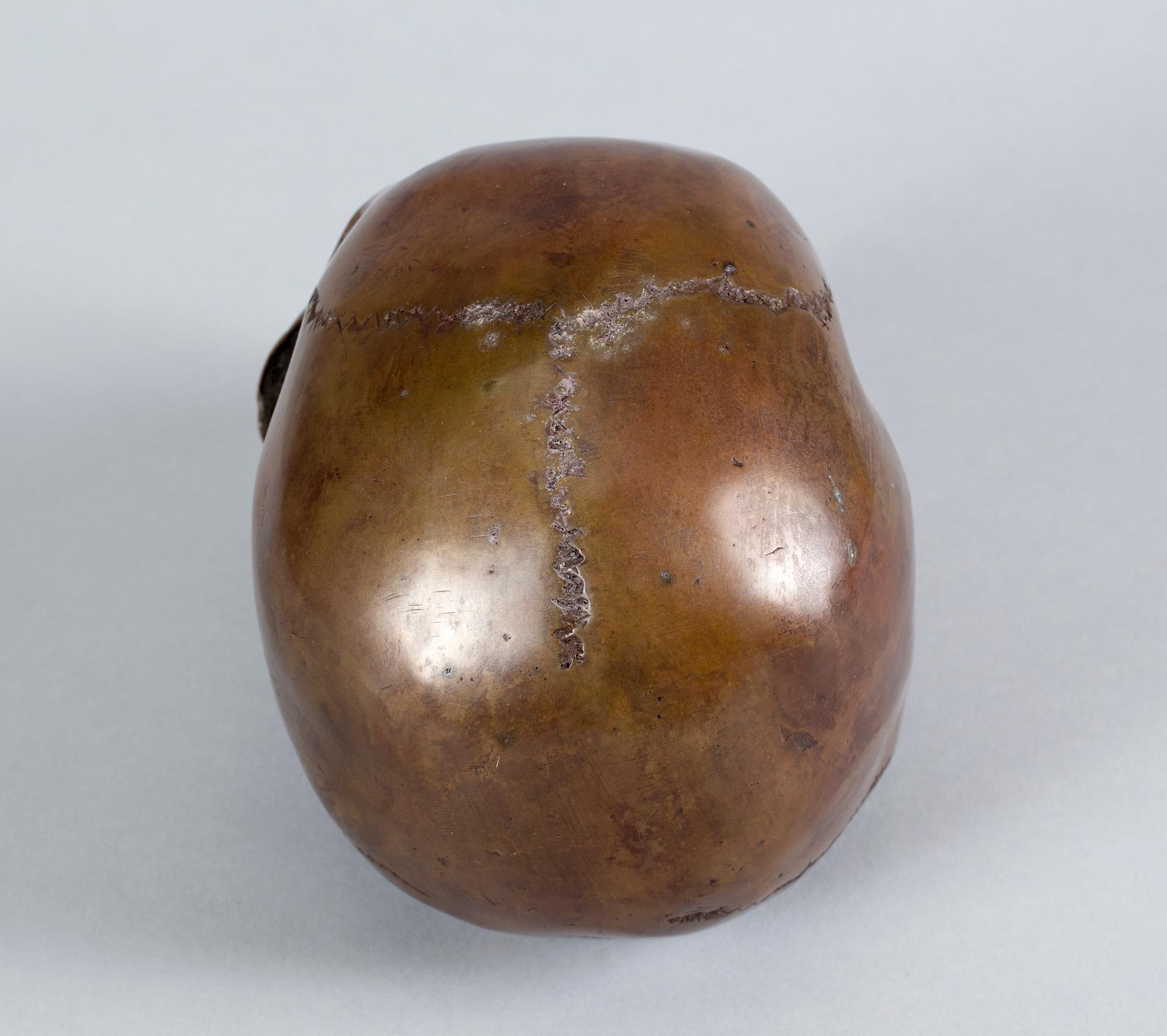 SKULPTUR, patinerad mässing, 1900-tal.