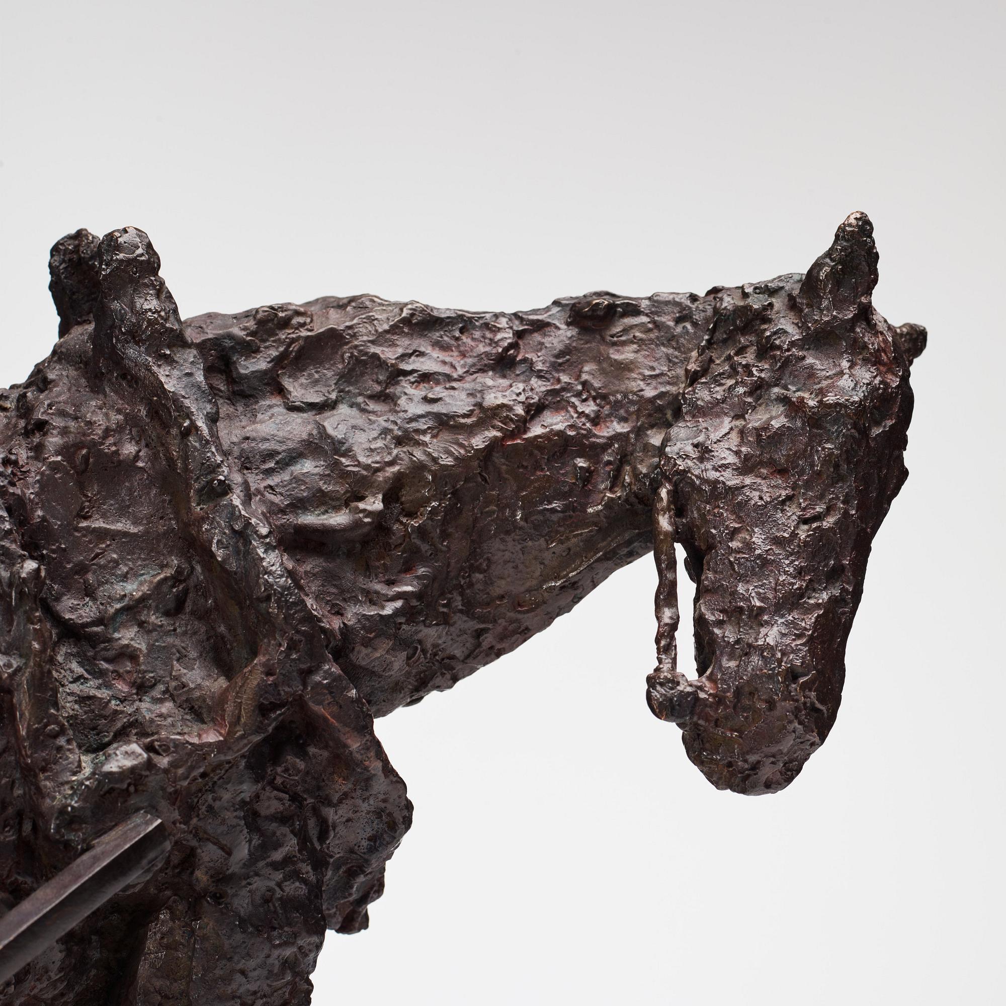 ASMUND ARLE, bronsskulptur, signerad Asmund Arle.