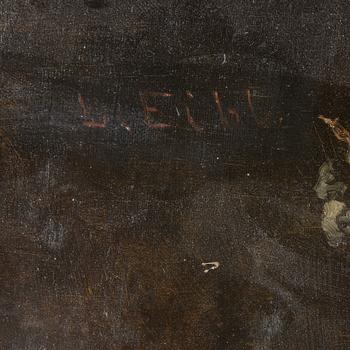 LUDWIG EIBL, olja på duk, signerad.