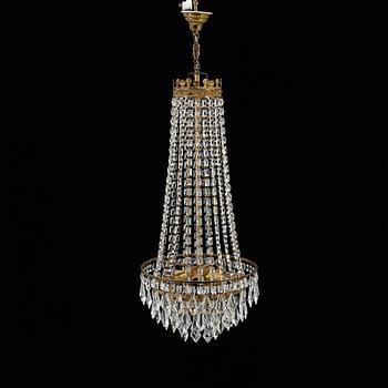 LJUSKRONA, 1900-talets mitt/andra hälft, höjd ca 80 cm.