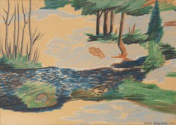 Oskar Bergman, Landscape, Ljusterö.