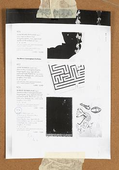 John Cage, "30 Drawings by Thoreau". From "Merce Cunningham Portfolio".