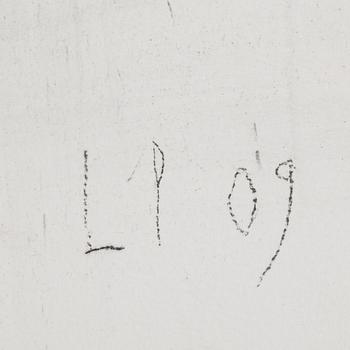 LEIF PETERSSON, drawing, signed and dated 09.