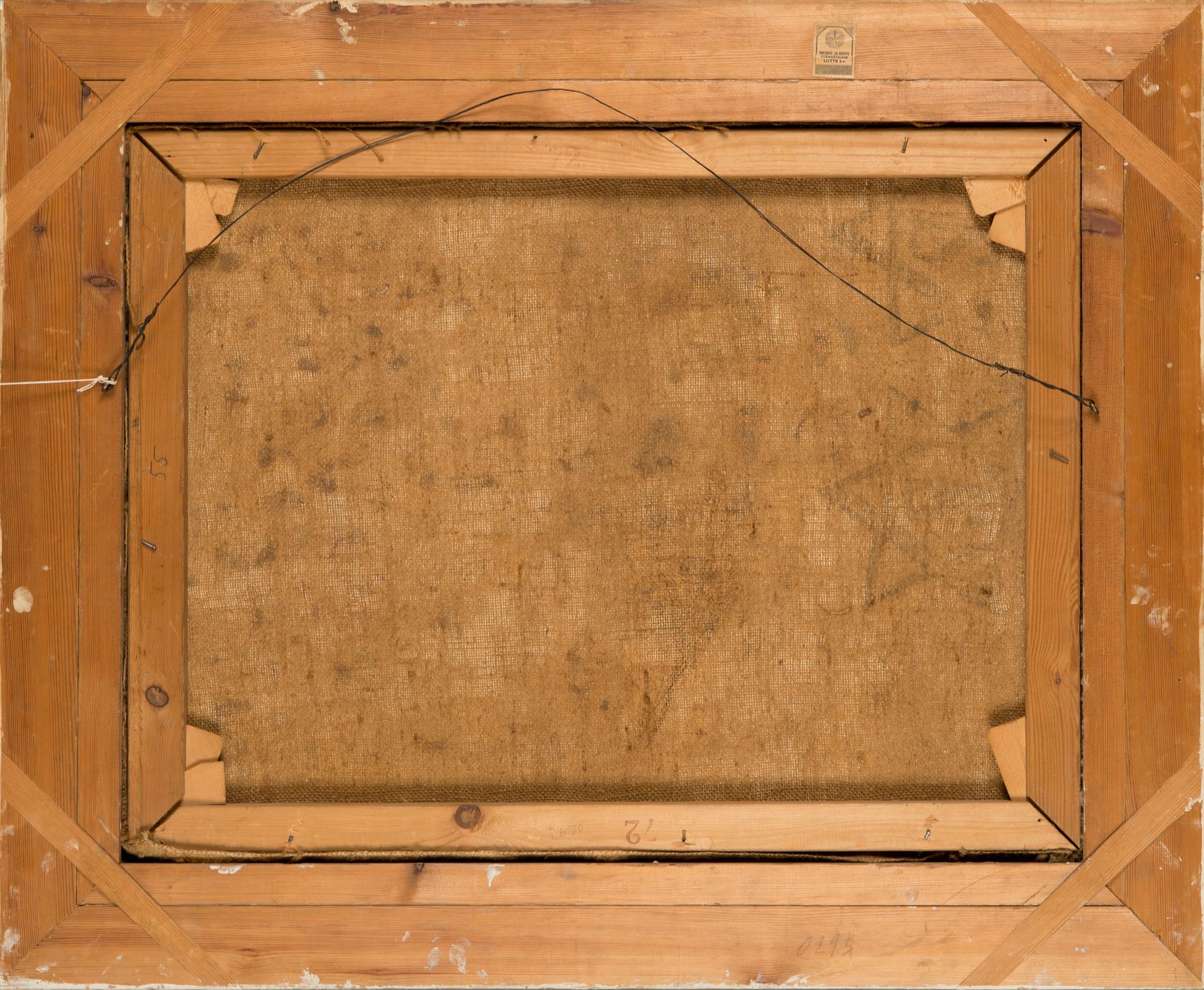 Olavi Lanu, olja på duk, signerad och otydligt daterad.