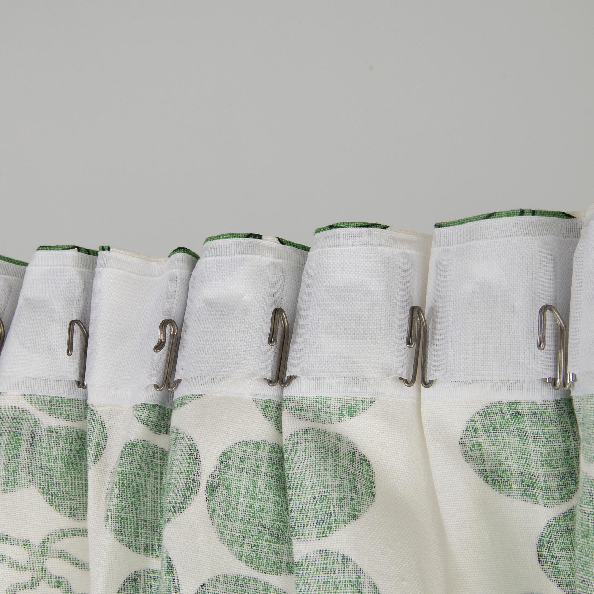 Josef Frank, A set of two linen curtains "Celotocaulis" design JOSEF FRANK for Firma Svenskt Tenn.