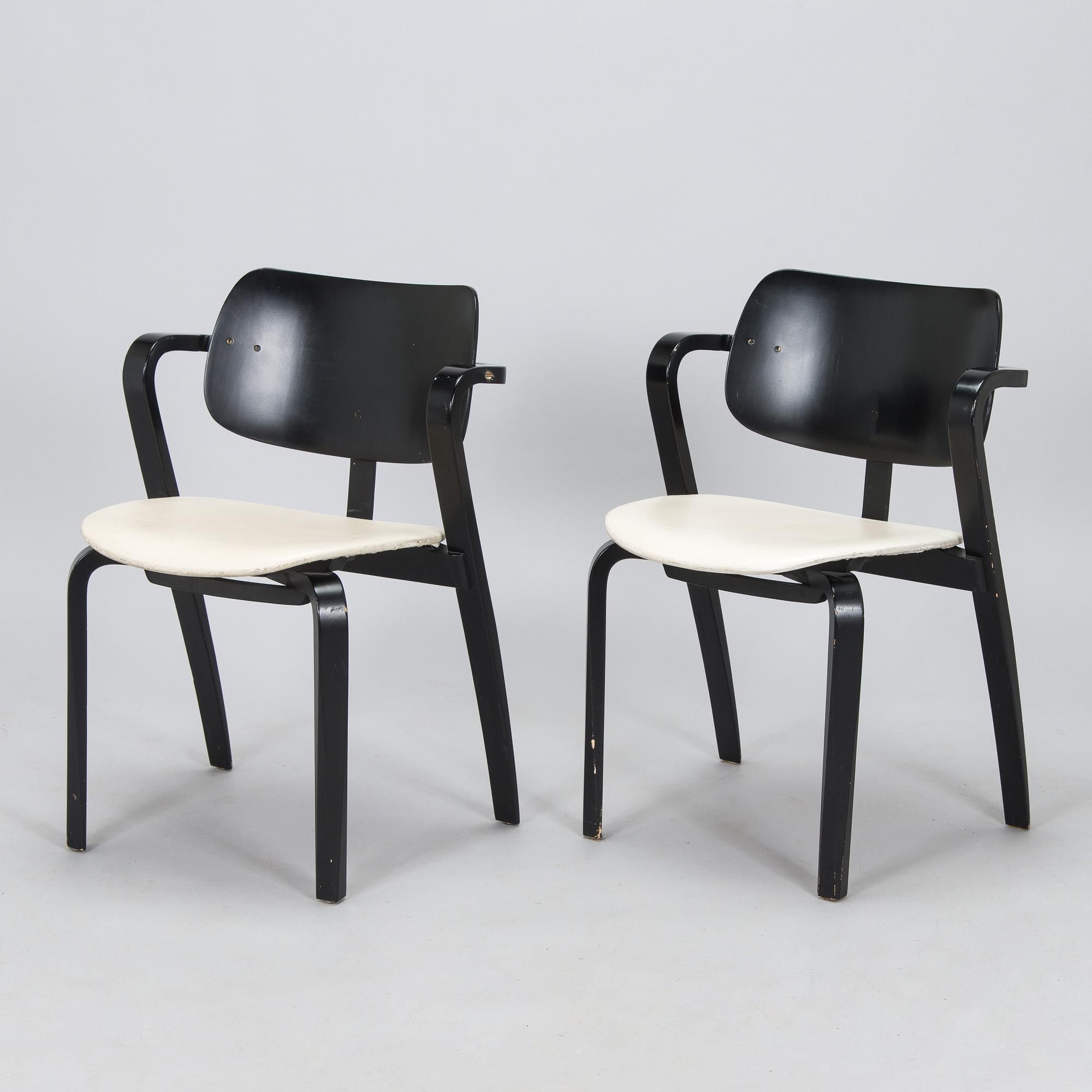 Ilmari Tapiovaara, nojatuoleja, 8 kpl, "Aslak", Asko 1960-luku.