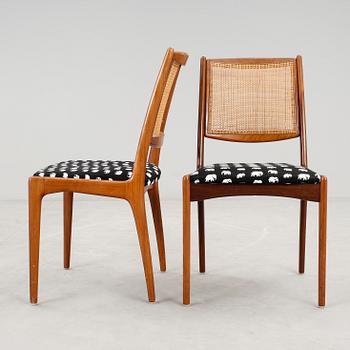 MATSALSGRUPP 9 delar, teak, 1900-talets mitt.