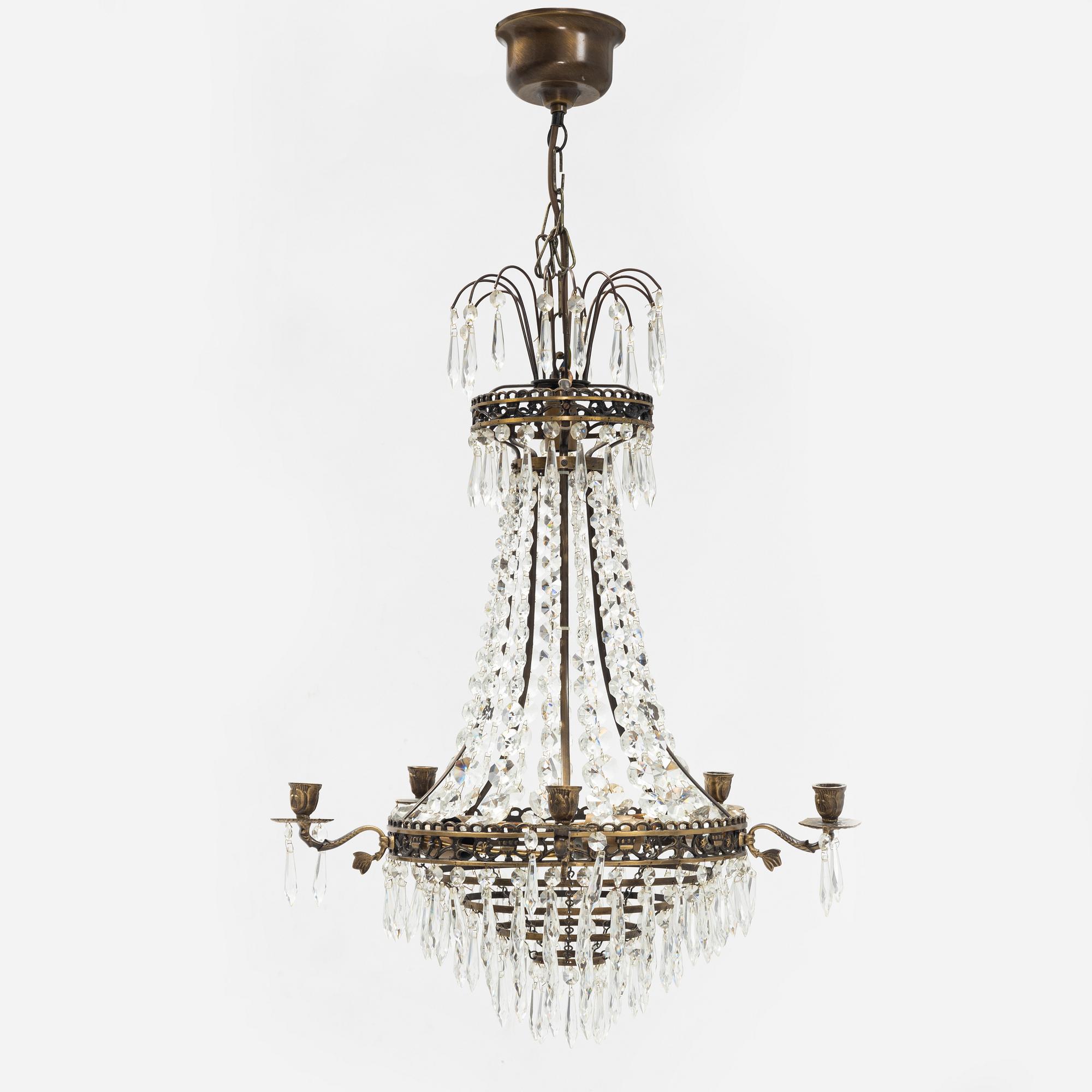 A chandelier, second part of the 20th Century.
