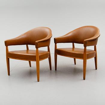 FÅTÖLJER, 1 par, Diö Möbler, 1900-talets andra hälft.