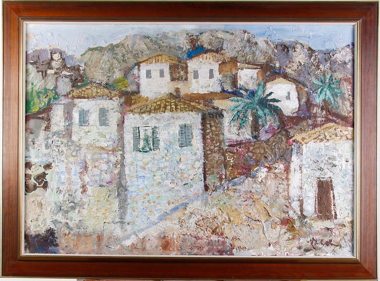 WAHLBERG, BERTIL. Olja på duk, sign.