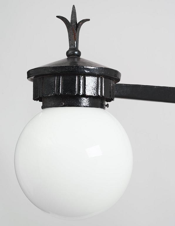 Harald Notini, a pair of large wall lamps,  model "8100", Arvid Böhlmarks Lampfabrik, 1920-30s.