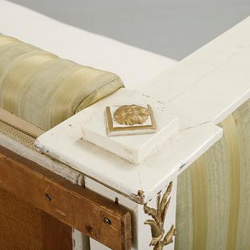 SOFFA, sengustaviansk, omkring år 1800.