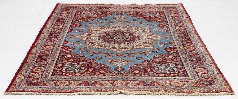 Rug, Meshed, Old, approx. 270 x 202 cm.