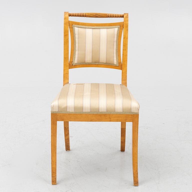 Four Empire style chairs, early 20th Century.