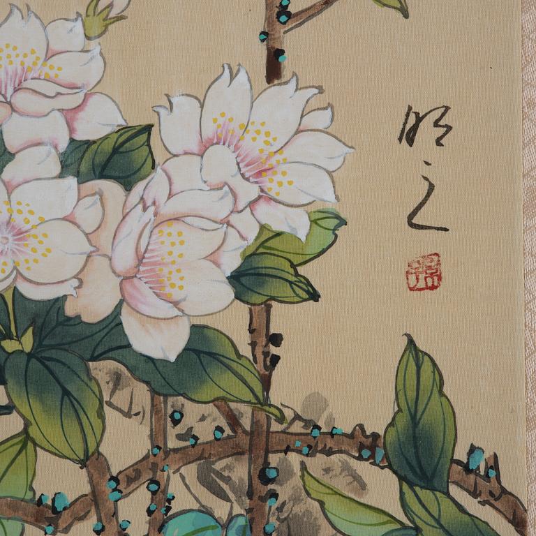 Unidentified artist, two watercolour paintings, 20th century.